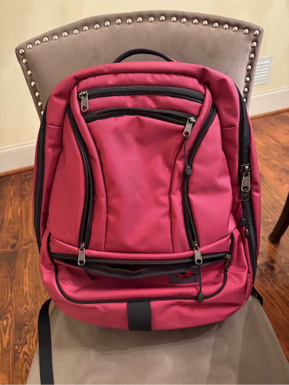 Tom Bihn Synik 30 Backpack - Raspberry Ballistic/Moss 210 Cerylon